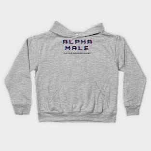 Alpha Male - Further Debugging Needed Kids Hoodie